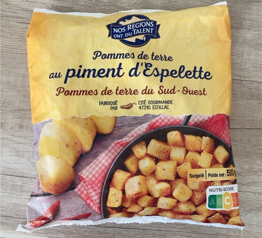 pommes de terre au piment d’espellette