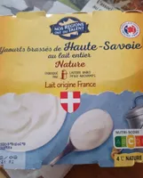 Yaourts brassés de Haute-Savoie au lait entier Nature