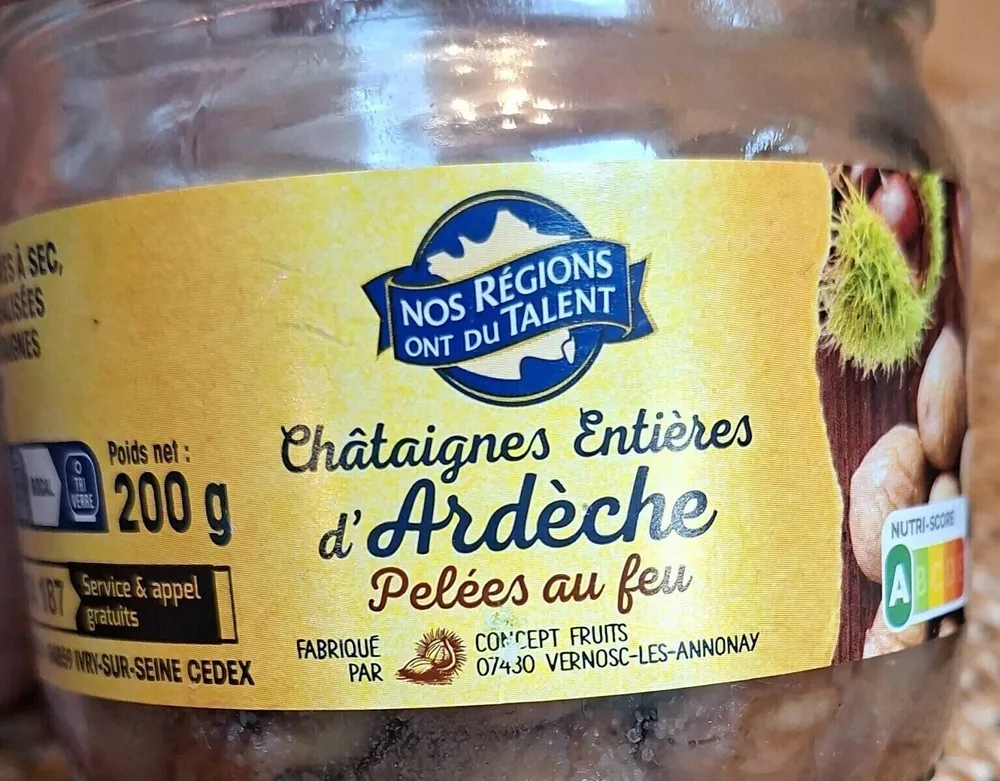 Chataignes entieres d Ardeches