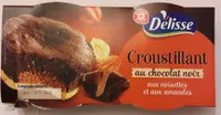 Croustillant au chocolat noir noisettes amandes