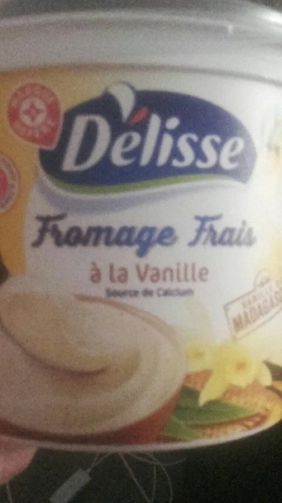 Fromage frais a la vanille
