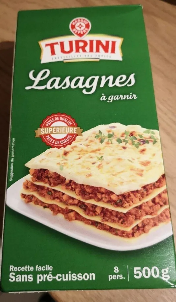 Lasagnes à garnir