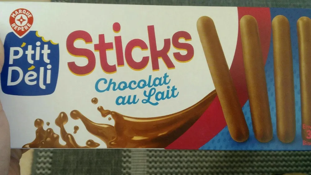 Sticks chocolat au lait