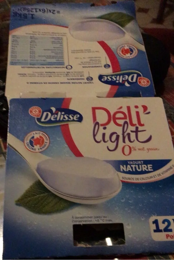 Yaourt Déli’light 0%