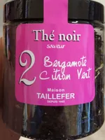 2 - Thé Noir Saveur Bergamote, Citron Vert