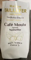 Cafe moulu saveur noisette