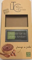 Chocolat lait au praliné fondant