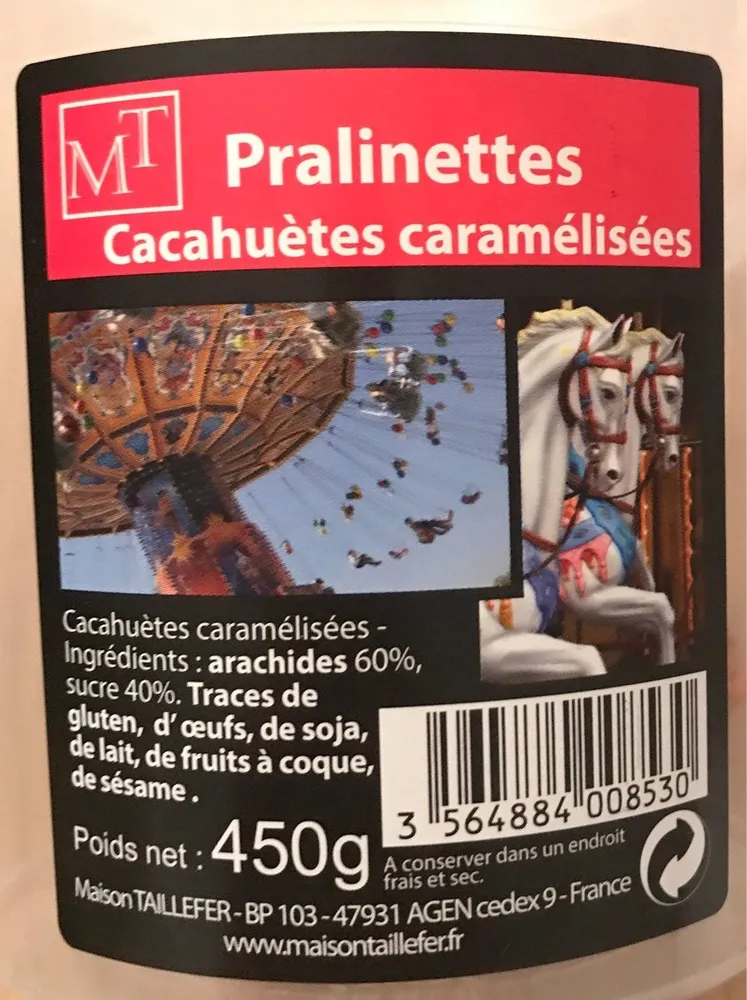 Pralinettes - Cacahuetes Caramelisées
