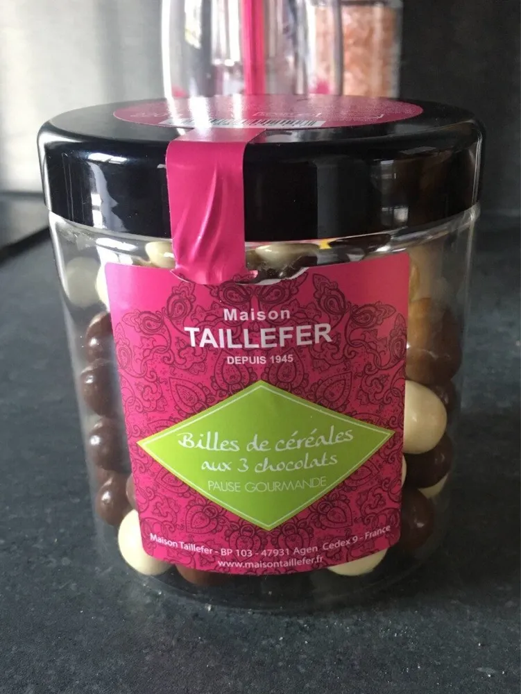 Billes de cereales au 3 chicolat