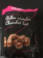 Billes cereales chocolat lait Taillefer