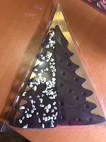 Sapin chocolat noir et blanc