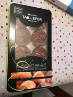 Chocolat au lait au praline fondant