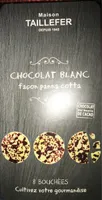 Chocolat blanc facon pana cota
