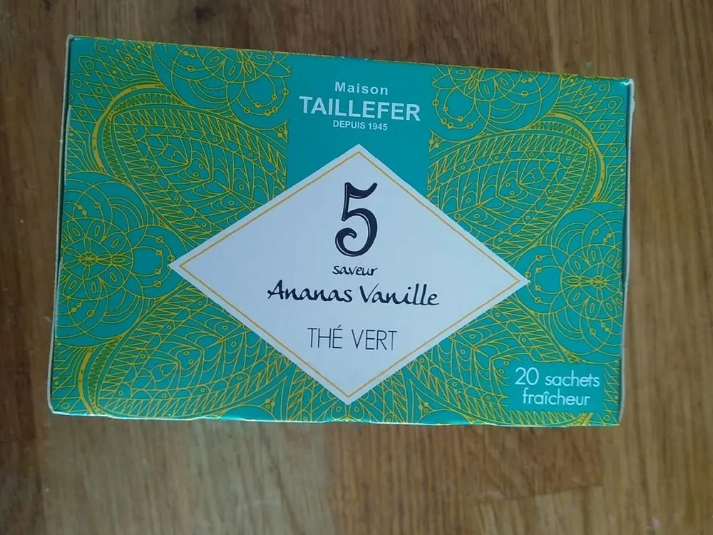 The vert ananas vanille