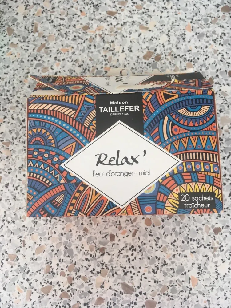 Thé Relax' fleur d'oranger - miel