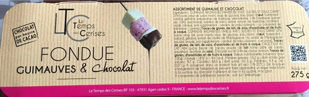 Fondue guimauves & chocoloat