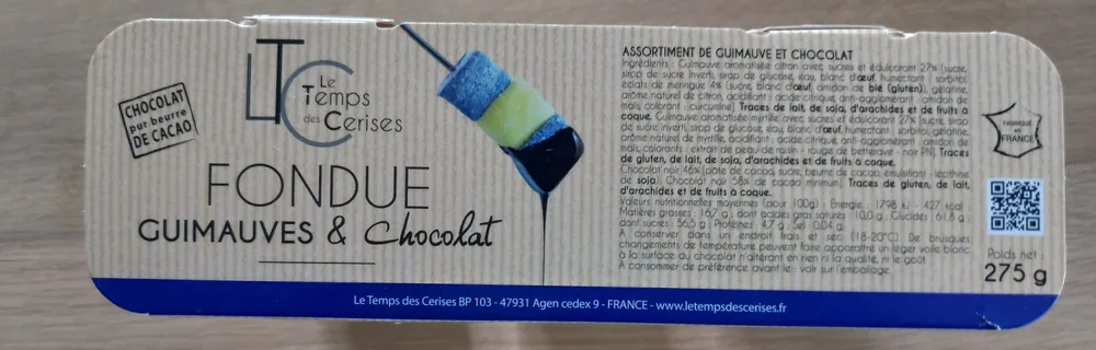 Fondue Guimauve & Chocolat
