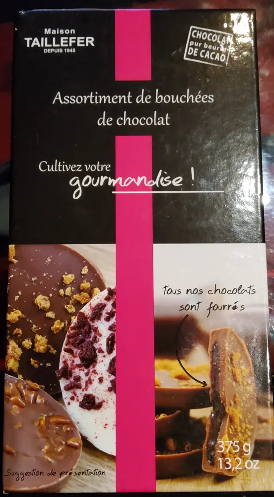 Assortiment de bouchées de chocolat