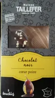 Chocolat noir coeur poire
