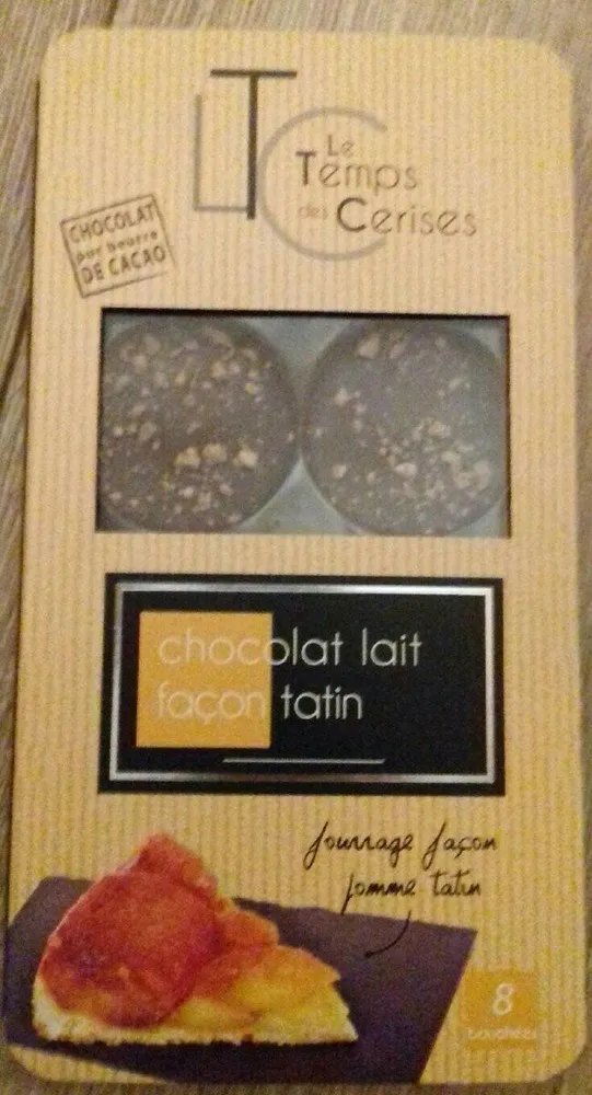 Chocolat lait façon tatin