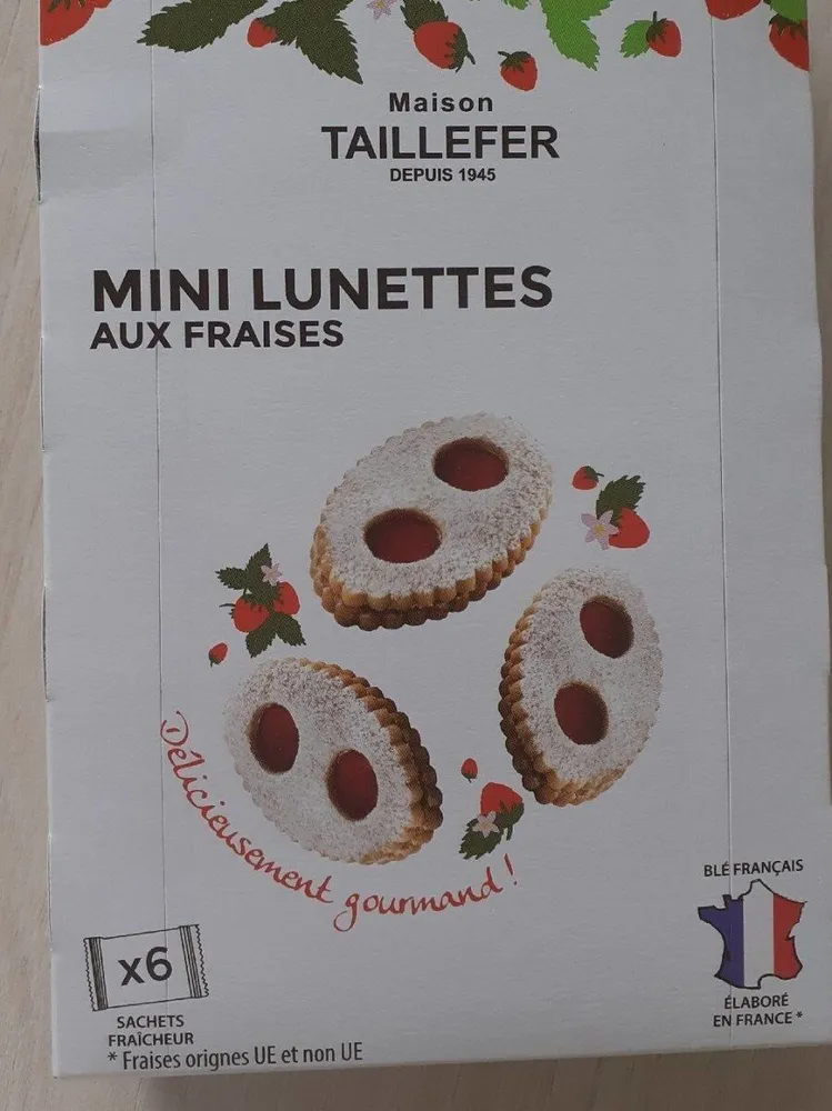 Mini lunettes aux fraises