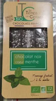 Chocolat noir coeur menthe