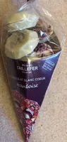 Chocolat blanc cœur framboise