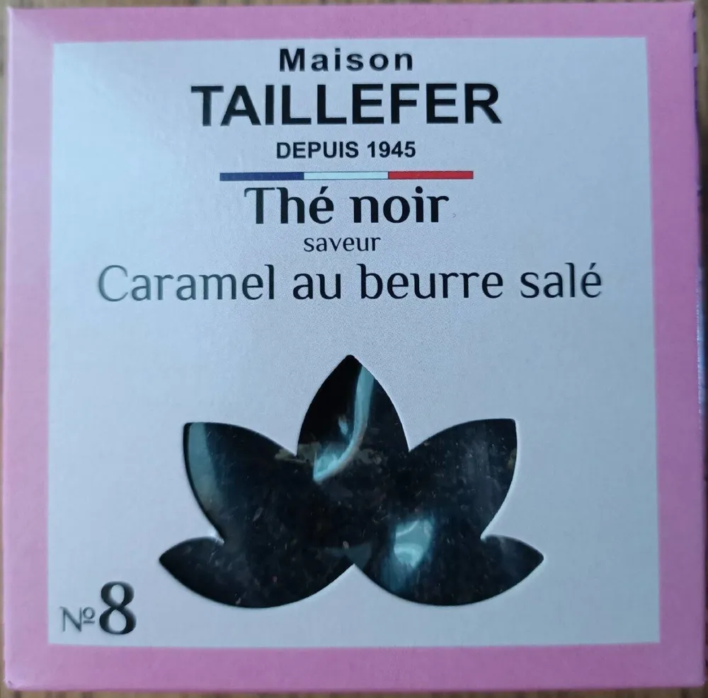 Thé noir saveur caramel au beurre salé
