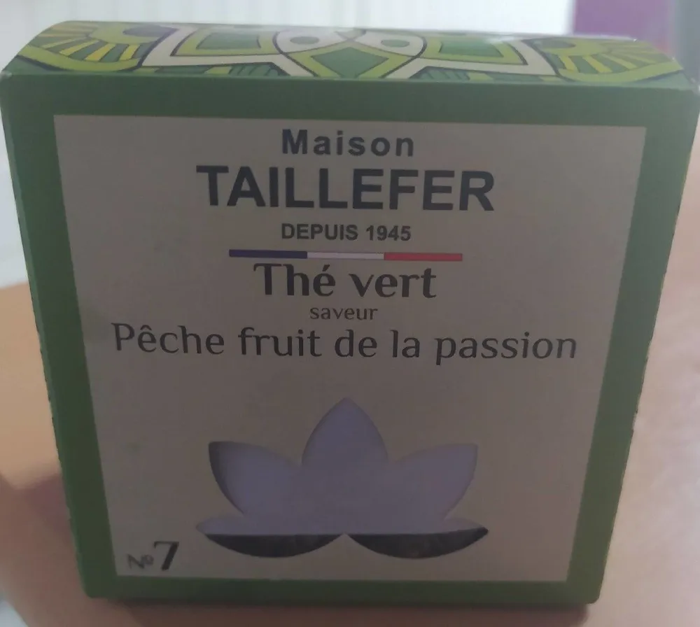 Thé vert saveur fruit de la passion
