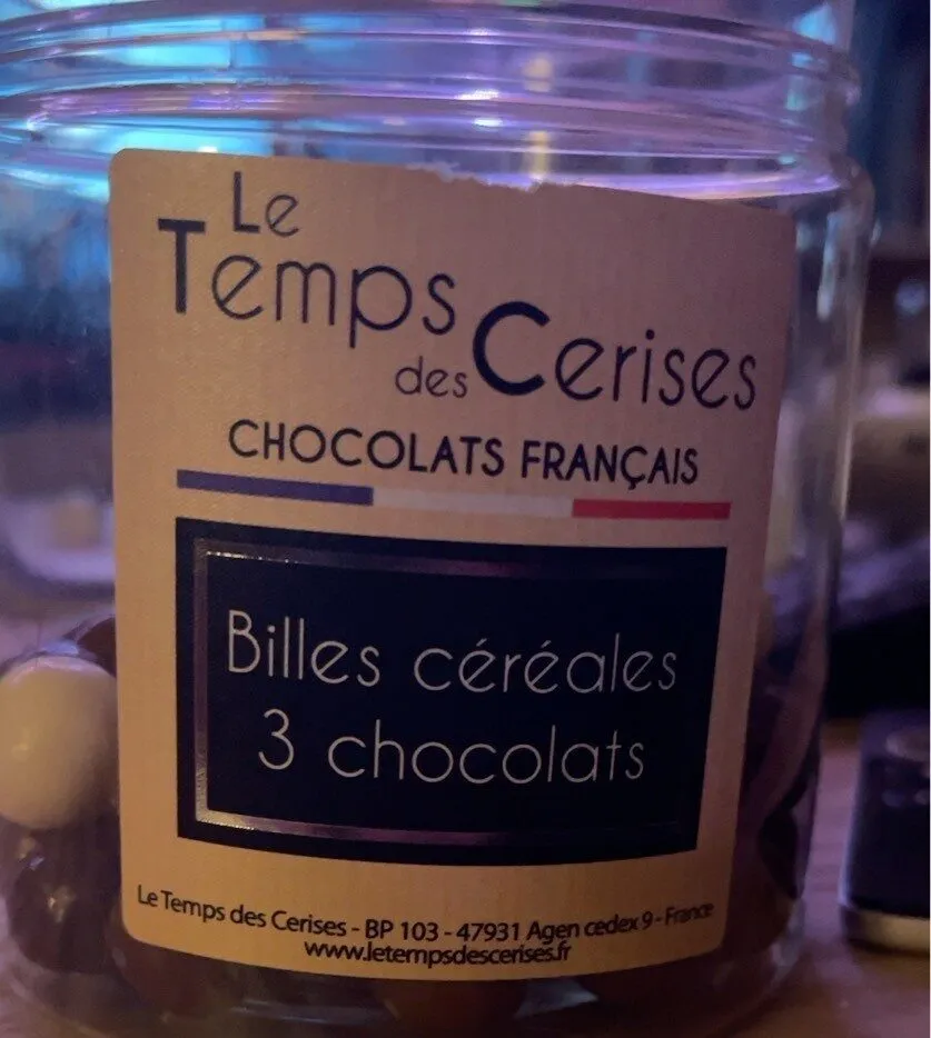 Billes cereales 3 chocolats