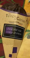 Chocolat noir coeur pruneau