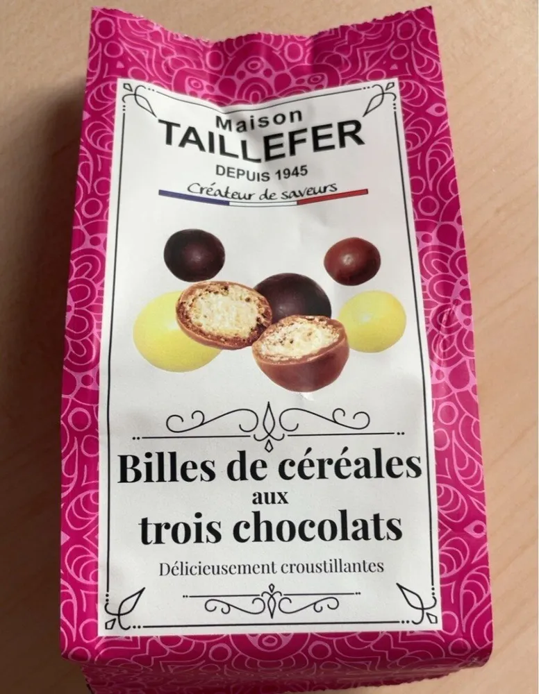Billes de céréales aux trois chocolats