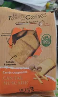 Carrés craquants Cantal Muscade