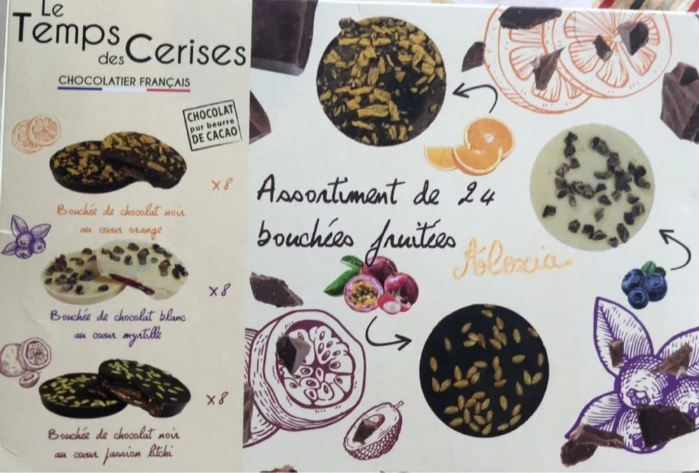 Assortiment de 24 bouchées fruitées