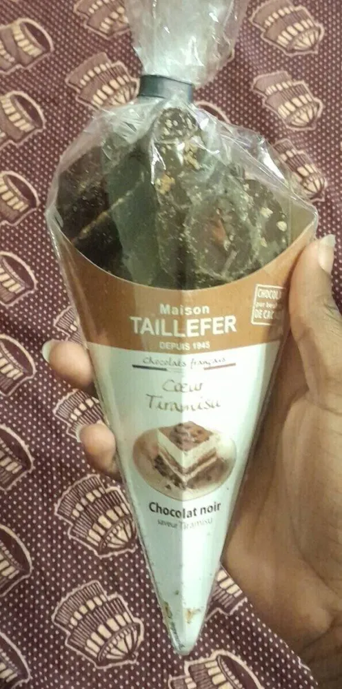 Chocolat noir cœur tiramisu
