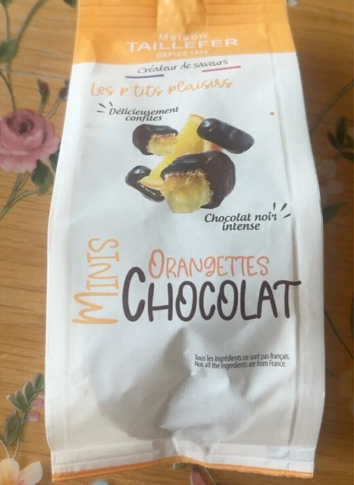 Mini orangettes chocolat