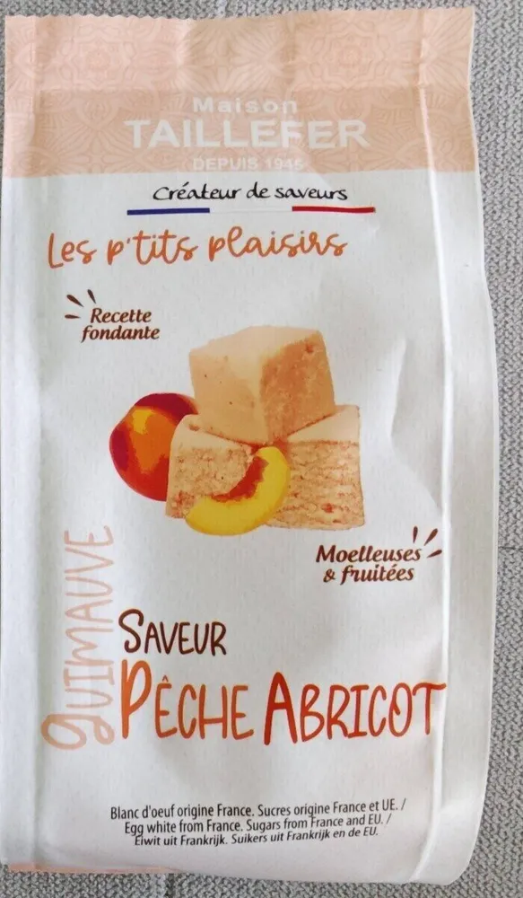 GUIMAUVE SAVEUR PÊCHE ABRICOT