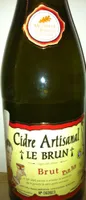 Cidre Artisanal Brut Pur Jus