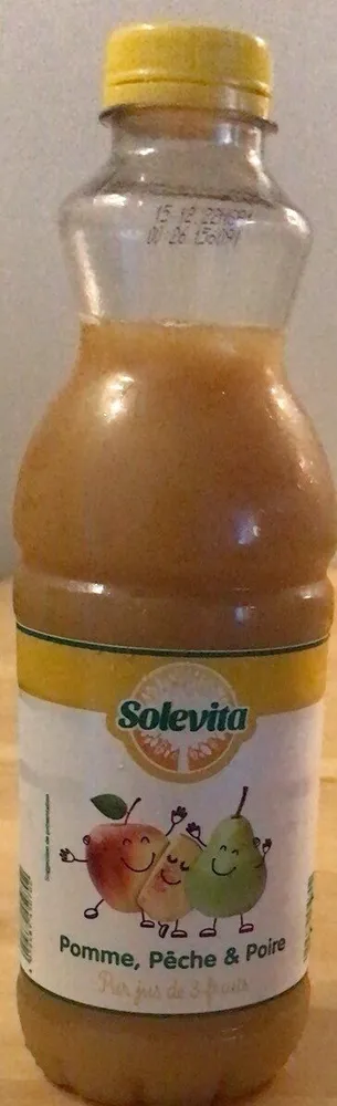 Pur jus pomme pêche poire
