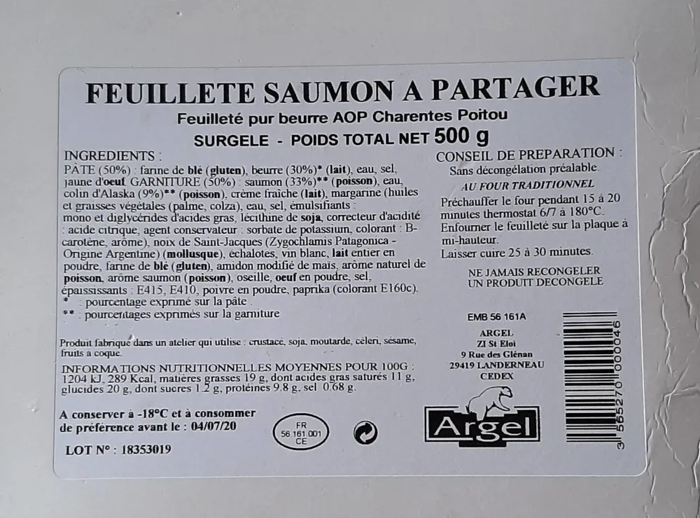 Feuilleté Saumon à Partager