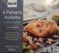 4 paniers feuilletés