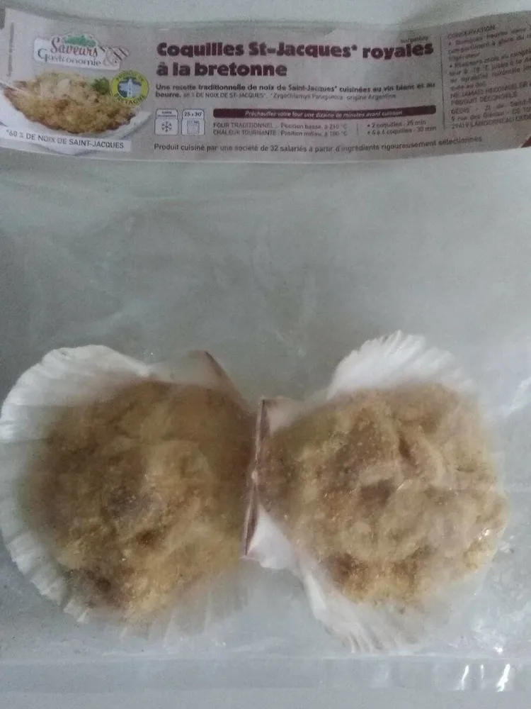 Coquille St Jacques royales à la Bretonne