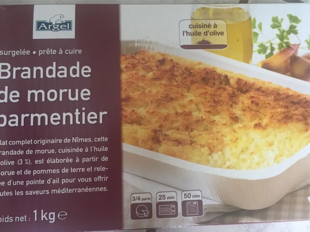 Brandade de morue parmentier