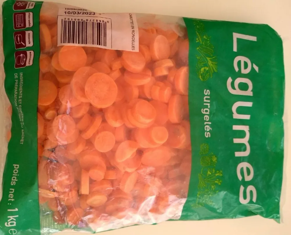 Carottes en rondelles
