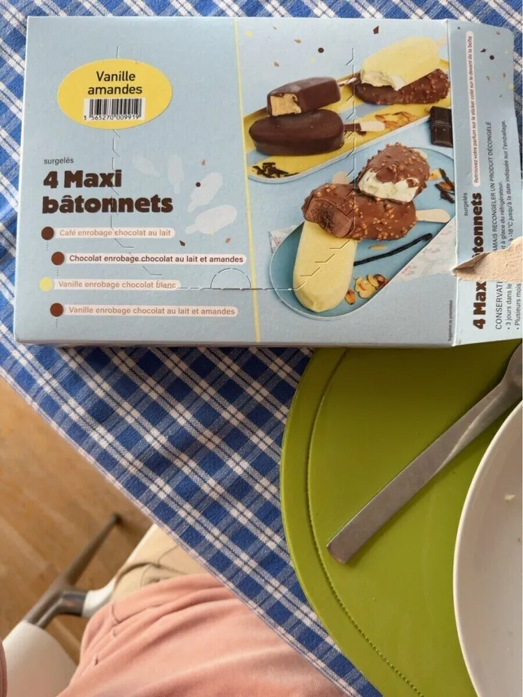 4 maxi bâtonnets