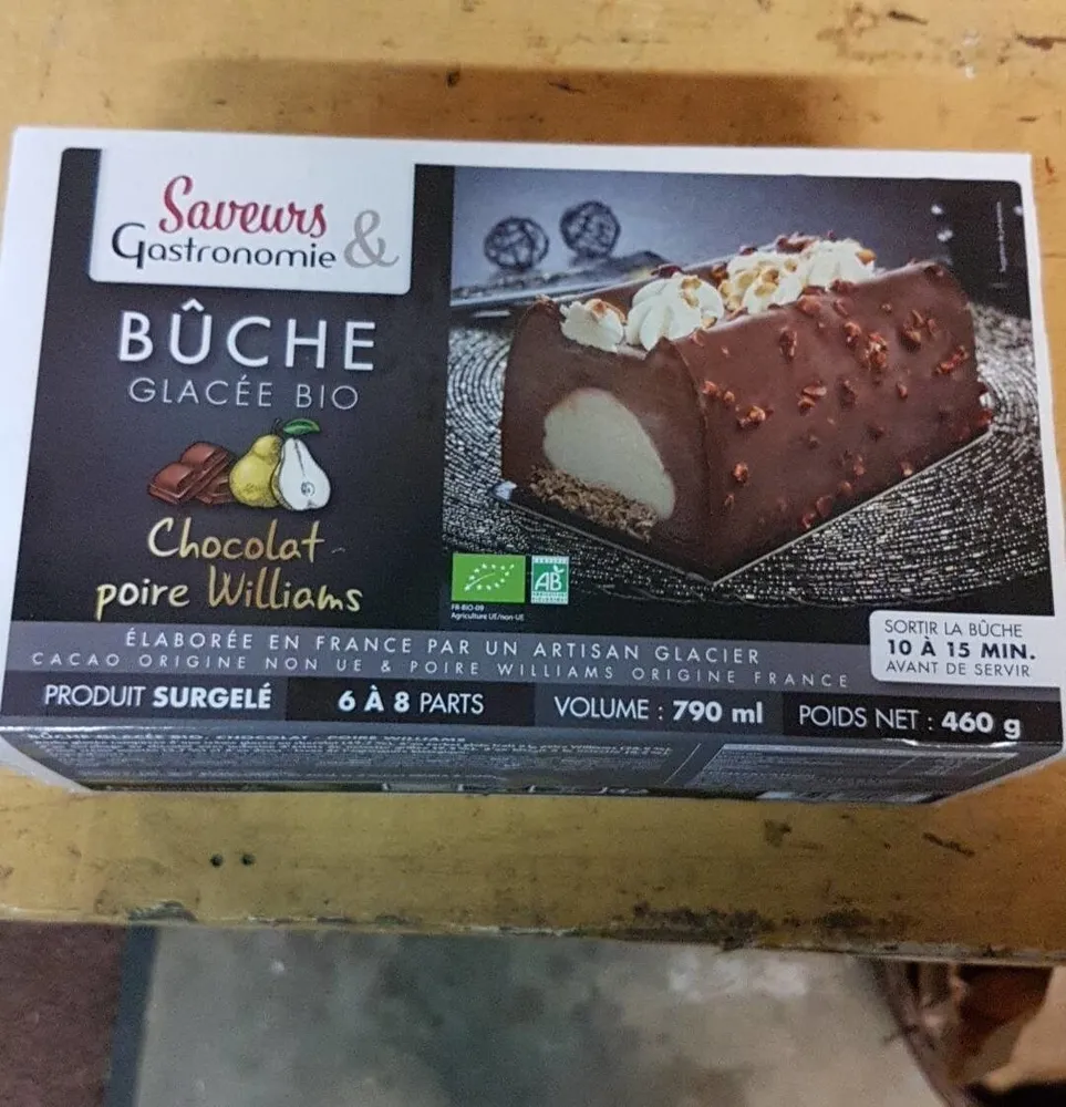 Bûche glacée bio