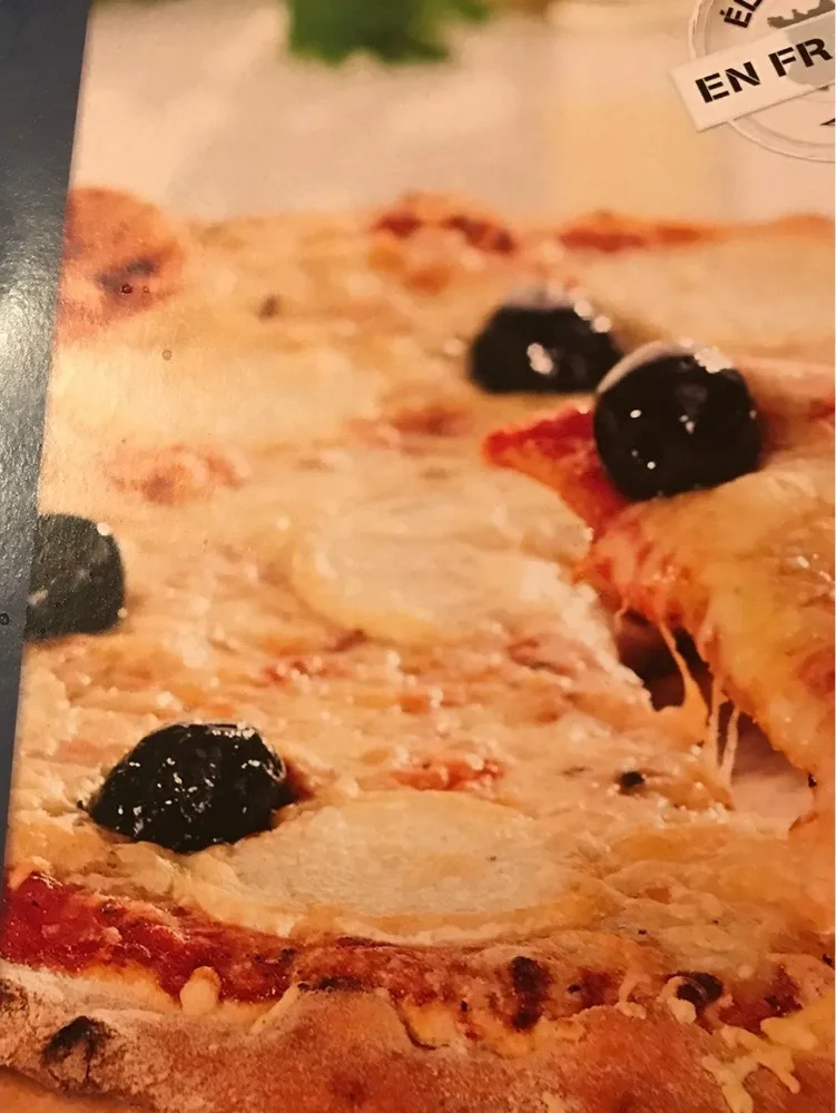 Pizza bûche de chèvre
