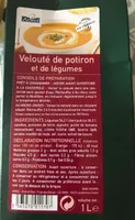 Velouté de potiron et de légumes