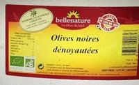 Olives noires dénoyautées bio