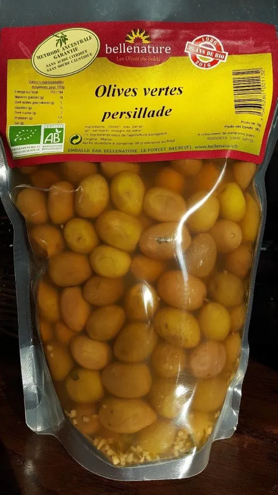 Olives vertes persillade